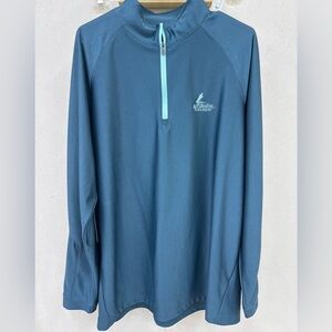 Under Armour Men's teal Half-Zip jacket Rio Grand Club & Resort size XL